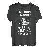 Bildung ist wichtig, aber Camping ist wichtig, Retro-Wohnmobil T-Shirt