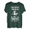 Bildung ist wichtig, aber Camping ist wichtig, Retro-Wohnmobil T-Shirt