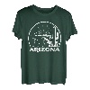 Vintage und Retro Berge und Kaktus Arizona T-Shirt
