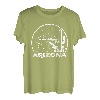 Vintage und Retro Berge und Kaktus Arizona T-Shirt