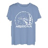 Vintage und Retro Berge und Kaktus Arizona T-Shirt