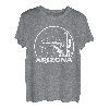 Vintage und Retro Berge und Kaktus Arizona T-Shirt