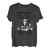 Camper Queen Trinkender Kaffee-Skelett Unordentlicher Dutt Camper Liebhaber T-Shirt