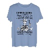 Camper Queen Trinkender Kaffee-Skelett Unordentlicher Dutt Camper Liebhaber T-Shirt