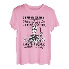 Camper Queen Trinkender Kaffee-Skelett Unordentlicher Dutt Camper Liebhaber T-Shirt