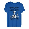 Camper Queen Trinkender Kaffee-Skelett Unordentlicher Dutt Camper Liebhaber T-Shirt