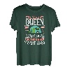 Camper Queen Wohnmobil Frau Campervan Campingplatz geboren T-Shirt