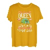 Camper Queen Wohnmobil Frau Campervan Campingplatz geboren T-Shirt