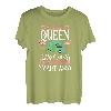 Camper Queen Wohnmobil Frau Campervan Campingplatz geboren T-Shirt