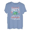 Camper Queen Wohnmobil Frau Campervan Campingplatz geboren T-Shirt
