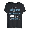 Herren T-Shirt, Humor, Herren, Papa, Mec Simple Camping Car Apero T-Shirt