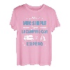 Herren T-Shirt, Humor, Herren, Papa, Mec Simple Camping Car Apero T-Shirt