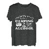 Rhymes with Camping Alcohol Frau Campingplatz Zelt Wohnwagen T-Shirt