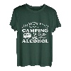 Rhymes with Camping Alcohol Frau Campingplatz Zelt Wohnwagen T-Shirt