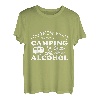 Rhymes with Camping Alcohol Frau Campingplatz Zelt Wohnwagen T-Shirt