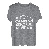 Rhymes with Camping Alcohol Frau Campingplatz Zelt Wohnwagen T-Shirt