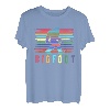 Bigfoot Retro Vintage bunte Farbstriche T-Shirt