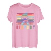 Bigfoot Retro Vintage bunte Farbstriche T-Shirt