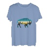 Bison American Animal Buffalo Vintage National Park Souvenir T-Shirt