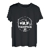 Camping Life Wohnmobil Frau Campervan Campingplatz geboren T-Shirt