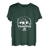 Camping Life Wohnmobil Frau Campervan Campingplatz geboren T-Shirt