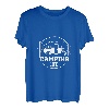 Camping Life Wohnmobil Frau Campervan Campingplatz geboren T-Shirt