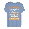 Camping & Bacon Count Me In Wohnmobil-Anhänger T-Shirt