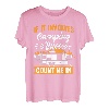 Camping & Bacon Count Me In Wohnmobil-Anhänger T-Shirt