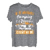 Camping & Bacon Count Me In Wohnmobil-Anhänger T-Shirt