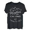 Wanderlust Woods Camping Die Berge rufen Abenteuer T-Shirt