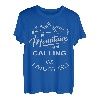 Wanderlust Woods Camping Die Berge rufen Abenteuer T-Shirt