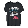 Proud Scout Mom Scouting Camp Muttertag Geschenkidee T-Shirt