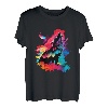 Animal Wolf Abstrakt Wolf Lover Wölfe Pop Art Heulender Wolf T-Shirt