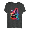 Animal Wolf Abstrakt Wolf Lover Wölfe Pop Art Heulender Wolf T-Shirt