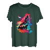 Animal Wolf Abstrakt Wolf Lover Wölfe Pop Art Heulender Wolf T-Shirt