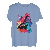 Animal Wolf Abstrakt Wolf Lover Wölfe Pop Art Heulender Wolf T-Shirt