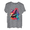 Animal Wolf Abstrakt Wolf Lover Wölfe Pop Art Heulender Wolf T-Shirt