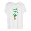 Don't Touch Me lustiges Kaktus-T-Design, bunte Grafik T-Shirt
