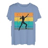 Bergsteigen Gelände Frau Klettersport Wandern T-Shirt