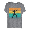 Bergsteigen Gelände Frau Klettersport Wandern T-Shirt