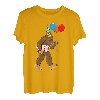 Bigfoot It's My Birthday Party Hut Luftballons Jungen Sasquatch T-Shirt