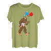 Bigfoot It's My Birthday Party Hut Luftballons Jungen Sasquatch T-Shirt