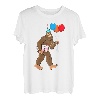 Bigfoot It's My Birthday Party Hut Luftballons Jungen Sasquatch T-Shirt