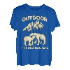 Outdoor Reisende Wandern Camping Familie Abenteuer T-Shirt