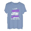 Damen Echte Mädels Fahren Wohnmobil Camping Wohnwagen Camper T-Shirt