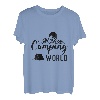 Retro Wandern auf Felsen Retro Sonnenuntergang Berg T-Shirt