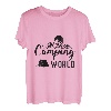 Retro Wandern auf Felsen Retro Sonnenuntergang Berg T-Shirt