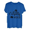 Retro Wandern auf Felsen Retro Sonnenuntergang Berg T-Shirt