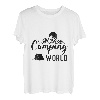 Retro Wandern auf Felsen Retro Sonnenuntergang Berg T-Shirt