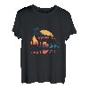 Wolf Moon Abstrakte Wölfe heulender Wolf Tier Wolf Liebhaber T-Shirt